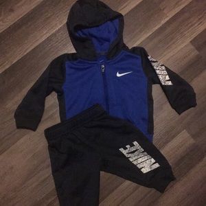 Nike dri-fit jacket and pants set infant 6/9months